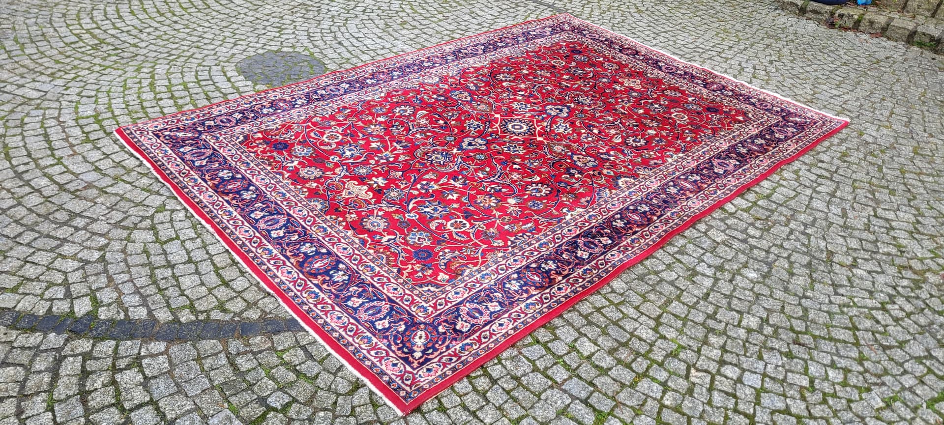 Rug Isfahan 200x300 cm, multicolor, wool, Iran, 1960s. - 180293