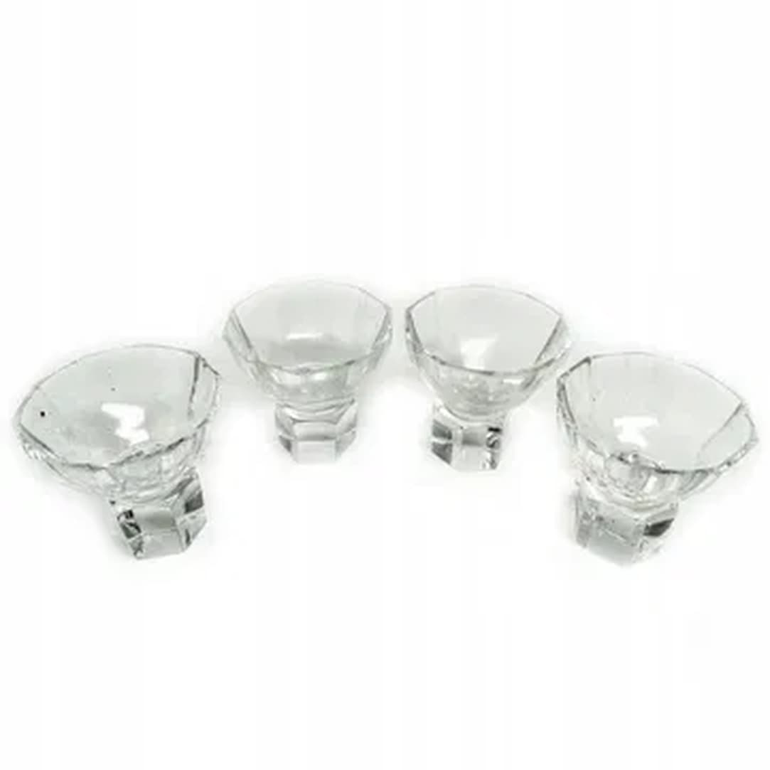 Komplet kieliszków, modernizm, kryształ, Niemcy, lata 50. - 180345