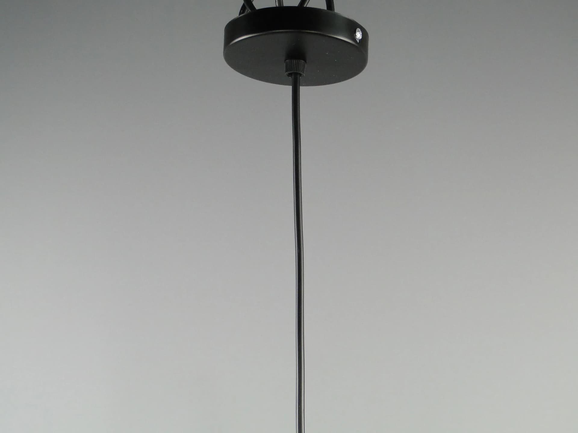 Pendant lamp Pop Art, yellow, glass, Polam Meos, Poland, 1960s - 12713