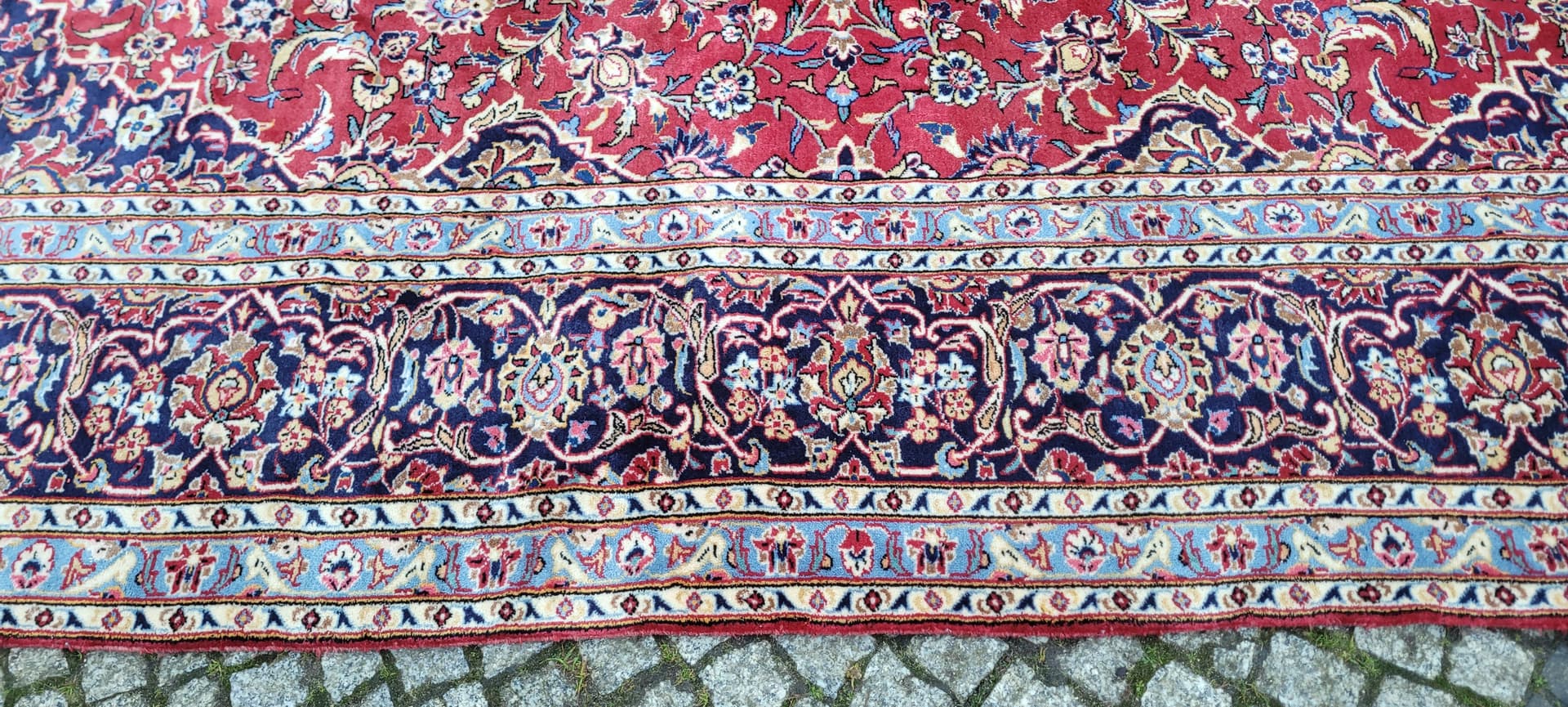 Rug Keshan, 295x385 cm, red, wool, Iran, early 20th c. - 180381