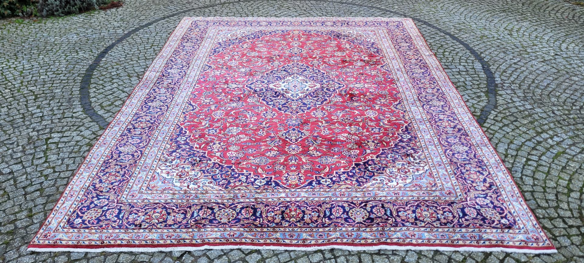 Rug Keshan, 295x385 cm, red, wool, Iran, early 20th c. - 180387