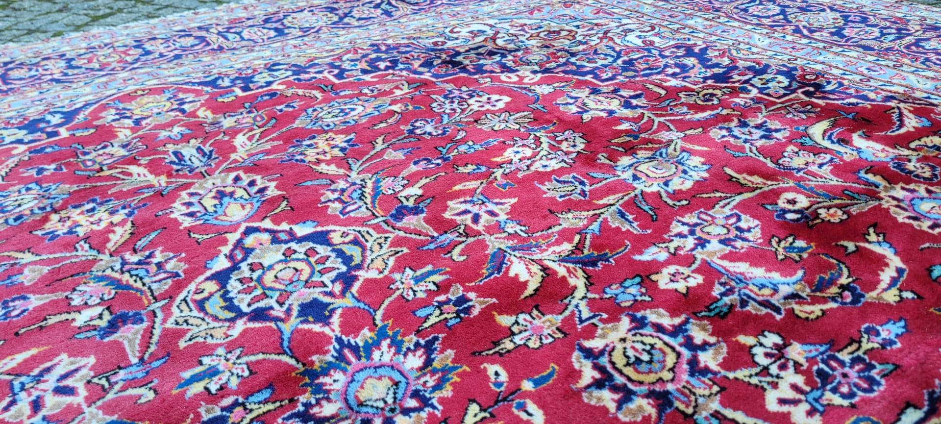 Rug Keshan, 295x385 cm, red, wool, Iran, early 20th c. - 180374