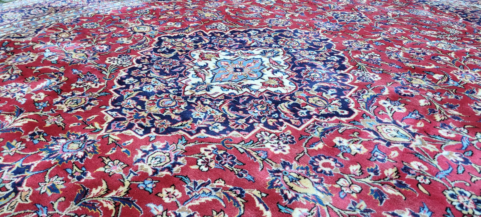 Rug Keshan, 295x385 cm, red, wool, Iran, early 20th c. - 180377