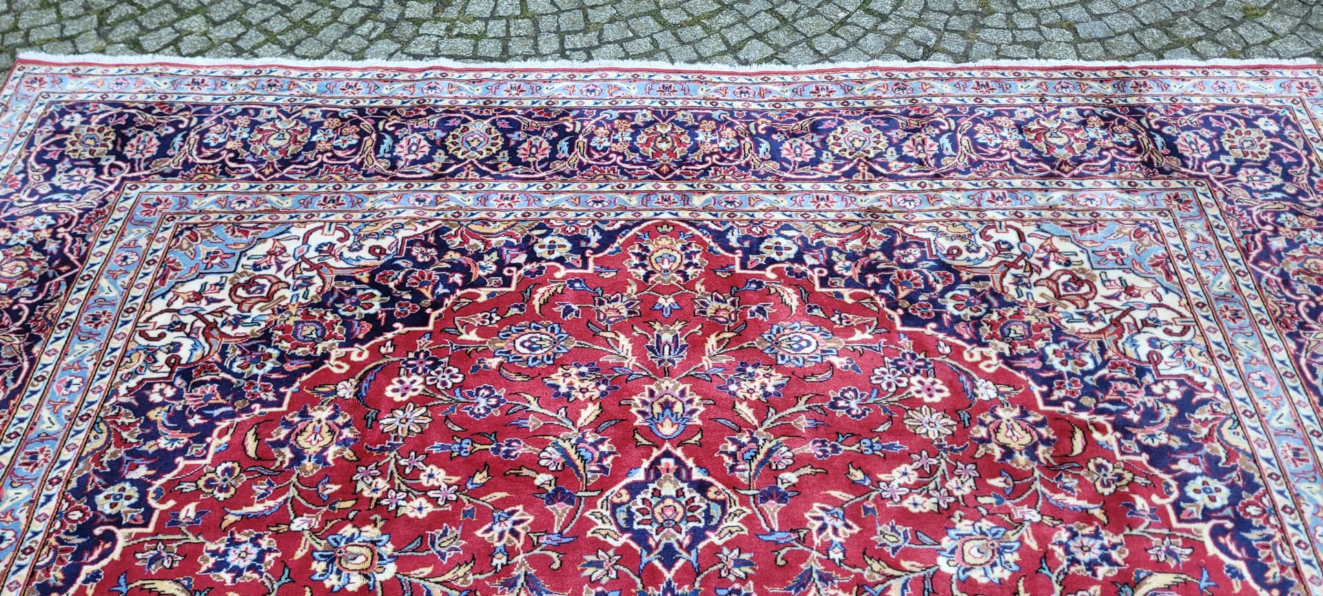 Rug Keshan, 295x385 cm, red, wool, Iran, early 20th c. - 180380