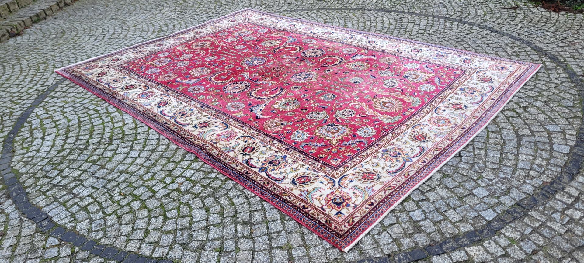 Rug Tabriz, 240x345 cm, multicolor wool, Iran, early 20th c. - 180405