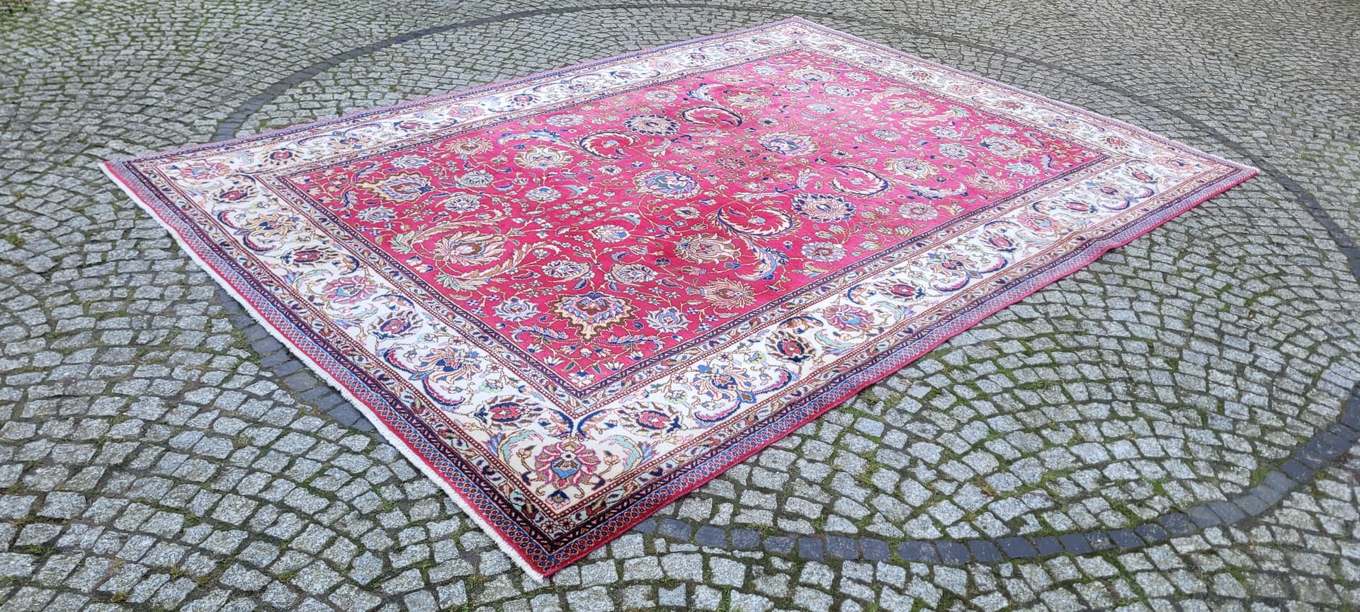 Rug Tabriz, 240x345 cm, multicolor wool, Iran, early 20th c. - 180404