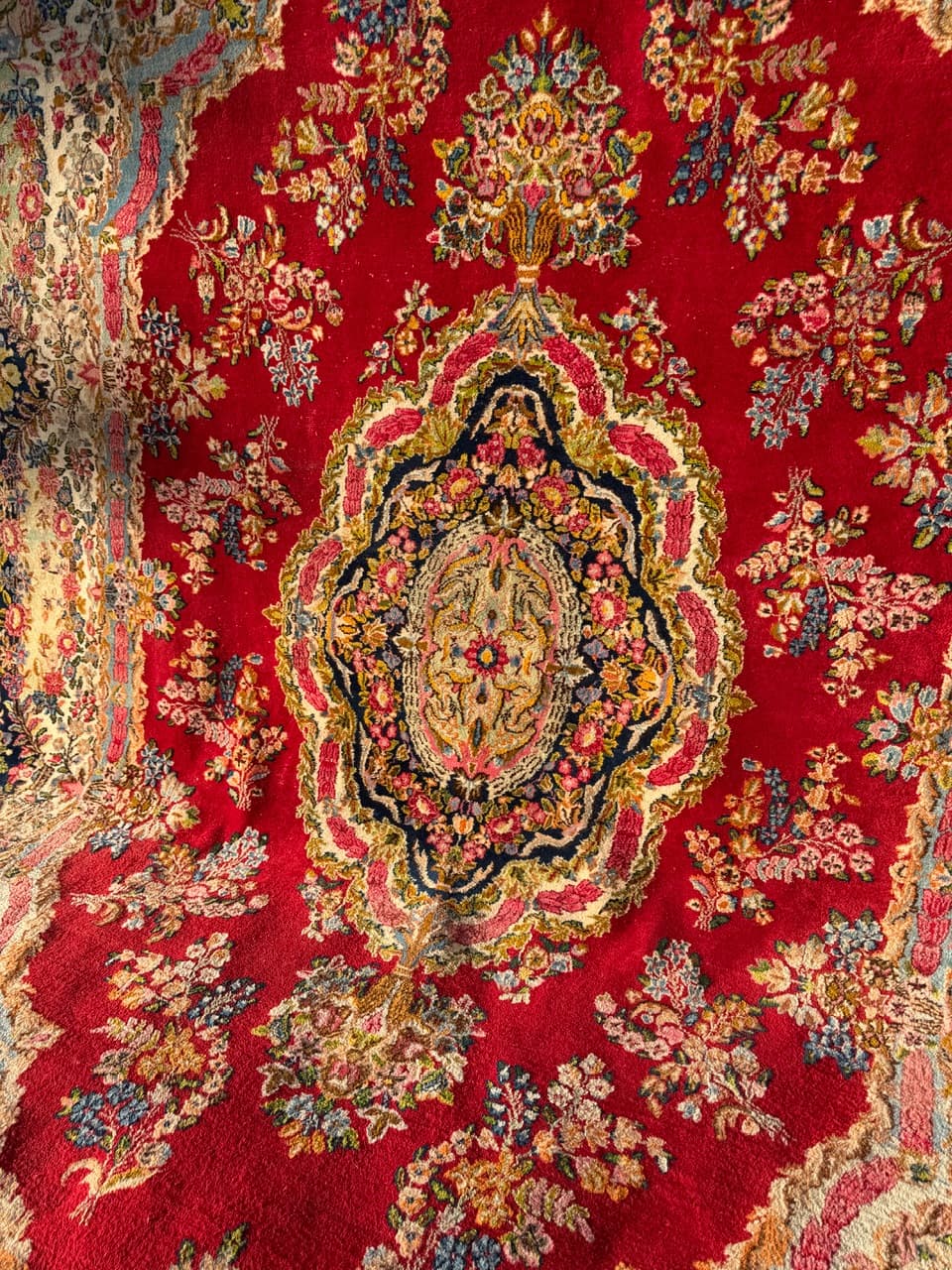 Rug Kerman, red, wool, Iran, 415x300 cm - 180422