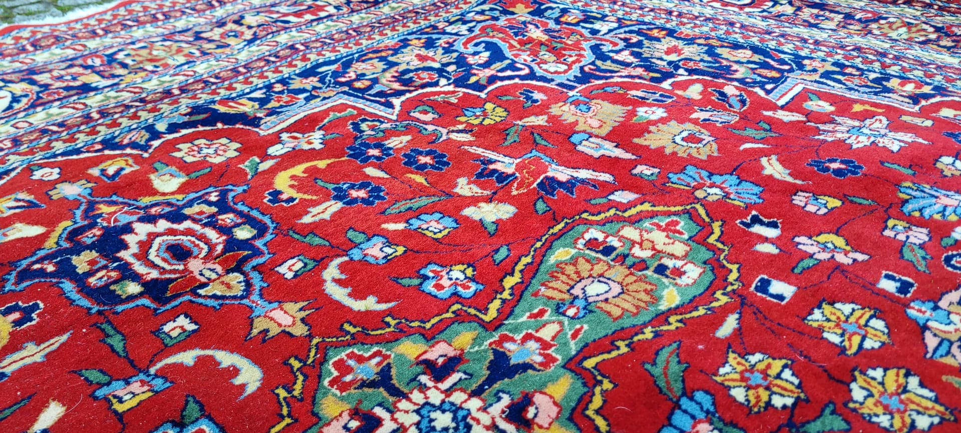Rug Tebriz 250x360 cm, multicolor wool, India - 180444