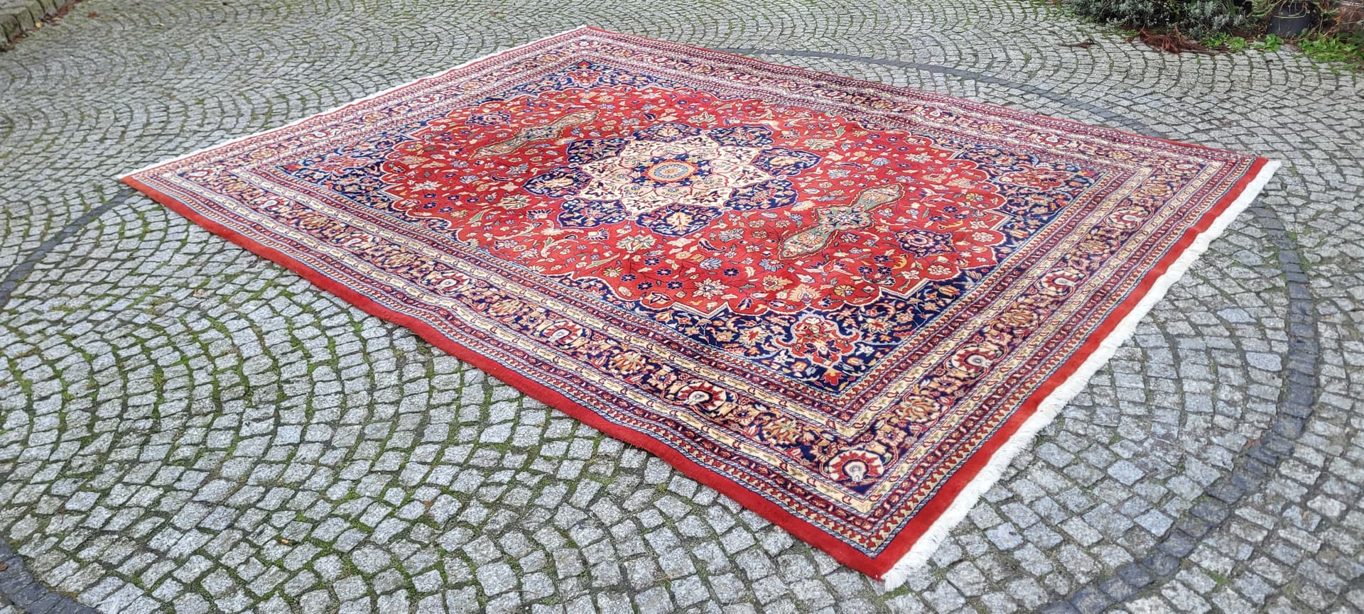 Rug Tebriz 250x360 cm, multicolor wool, India - 180449