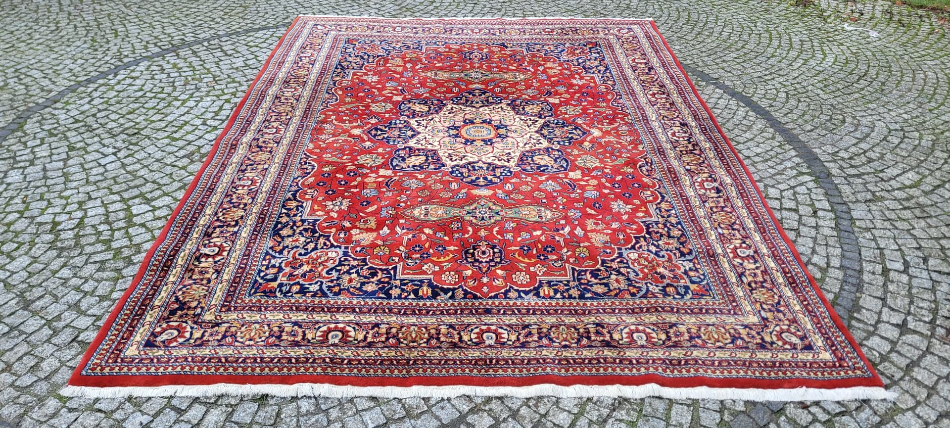 Rug Tebriz 250x360 cm, multicolor wool, India - 180452