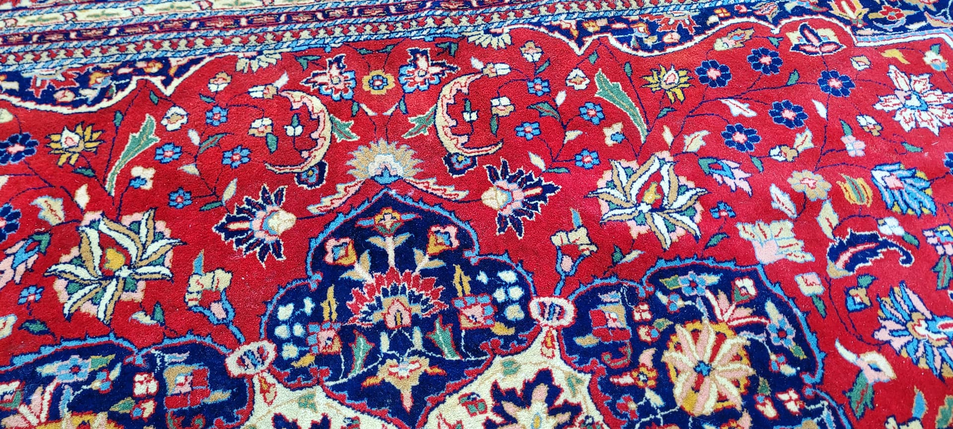 Rug Tebriz 250x360 cm, multicolor wool, India - 180451