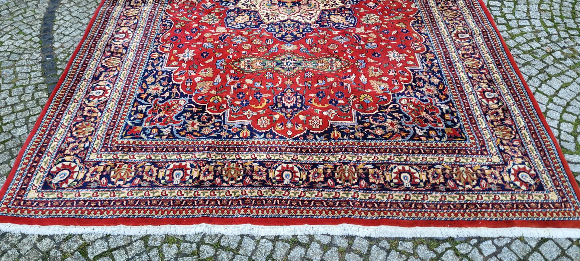 Rug Tebriz 250x360 cm, multicolor wool, India - 180453