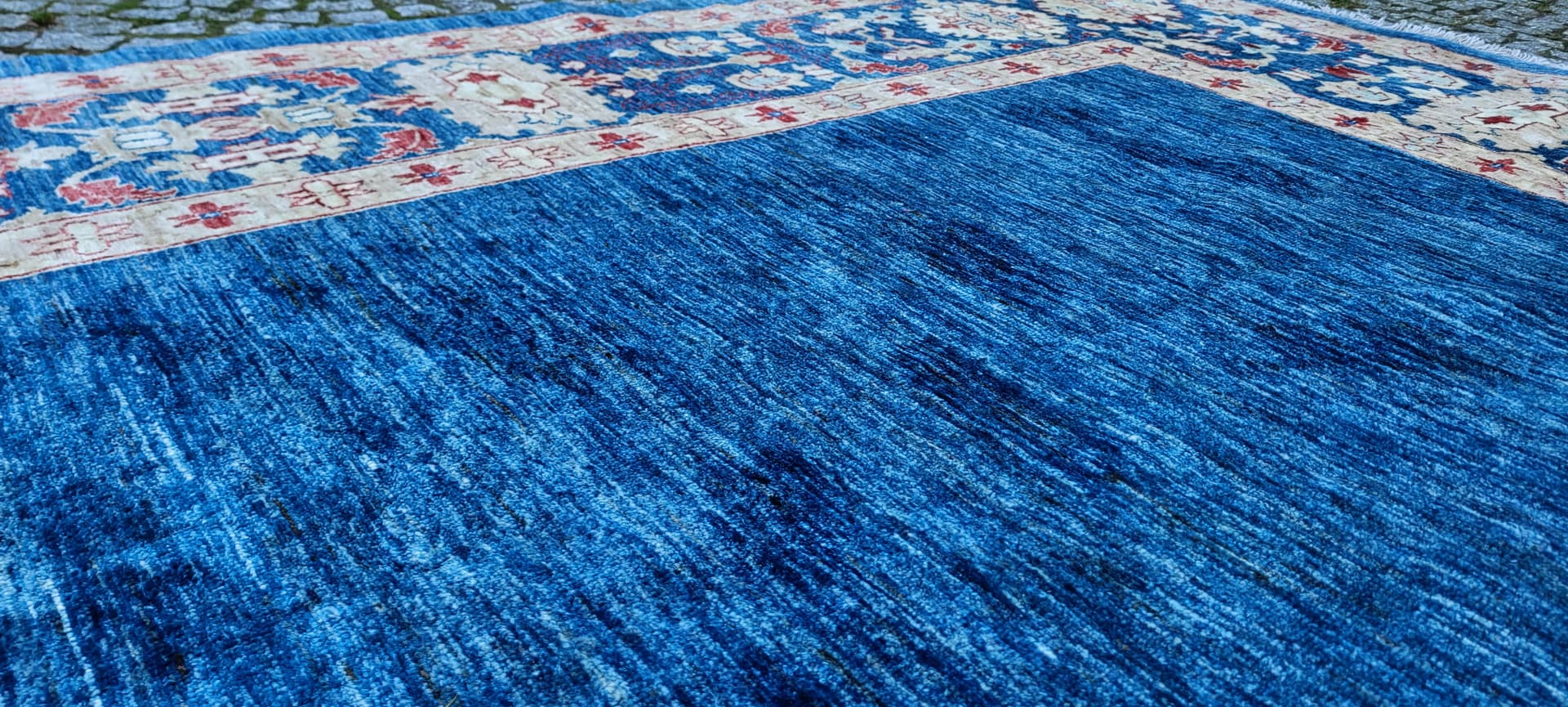 Persian Rug Ziegler 270x360 cm, blue, wool, Pakistan, early 20th c. - 180478