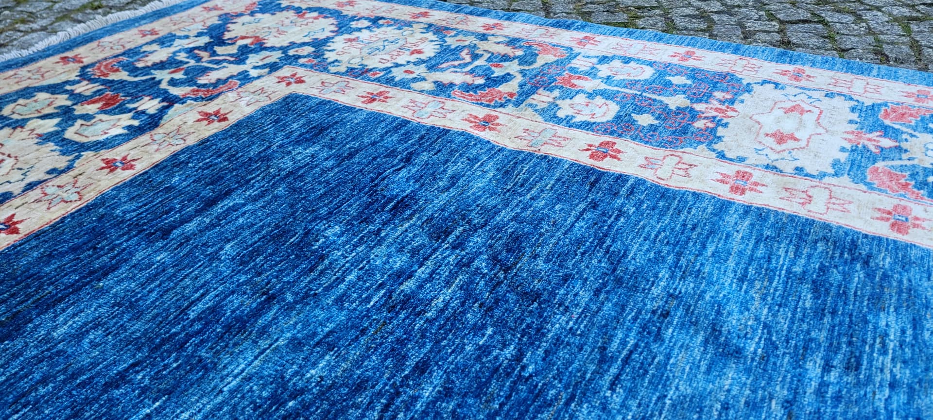 Persian Rug Ziegler 270x360 cm, blue, wool, Pakistan, early 20th c. - 180473