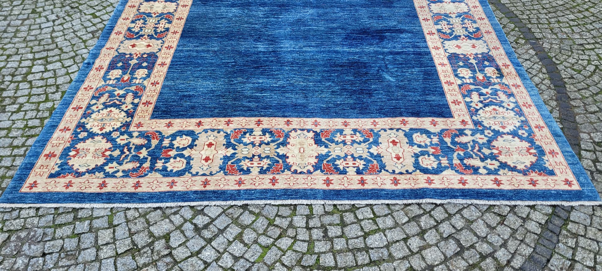 Persian Rug Ziegler 270x360 cm, blue, wool, Pakistan, early 20th c. - 180483