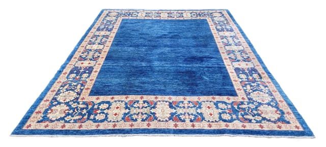 Persian Rug Ziegler 270x360 cm, blue, wool, Pakistan, early 20th c. - DIMENSION