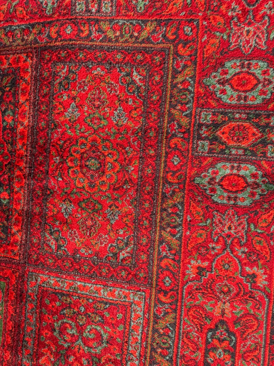 Rug Afghan Keshan, red wool, Germany - 180492