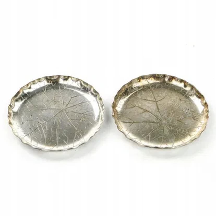 Para podstawek pod szklanki, Art Nouveau, mosiądz, WMF, Niemcy, początek XX w.