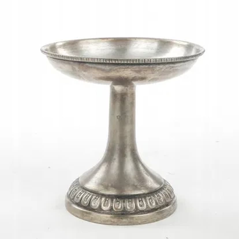 Stojak na cytrynkę, Art Deco, mosiądz srebrzony, Niemcy, lata 30.