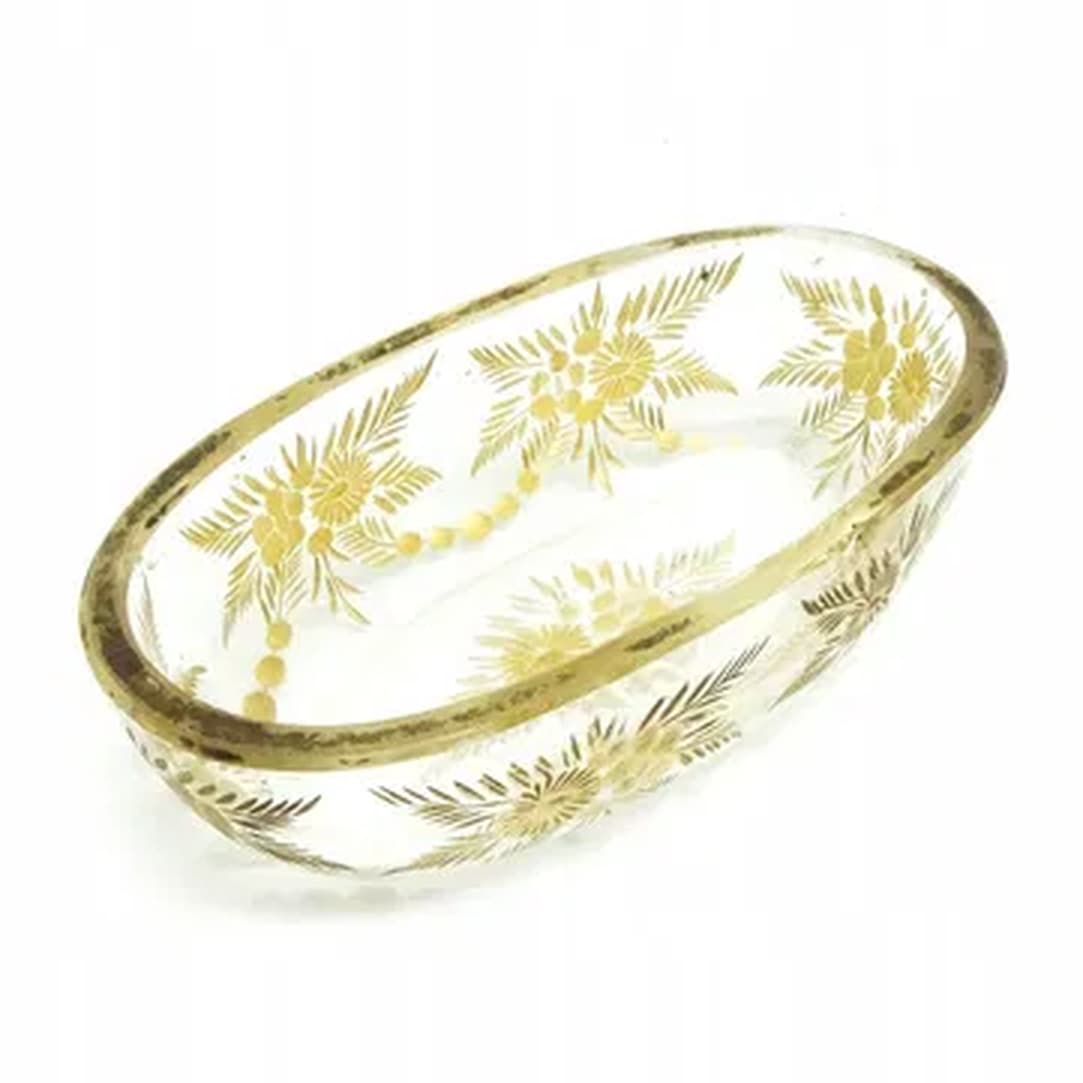 Baroque desk organizer, crystal, Czech Republic, 19th c. - 180653