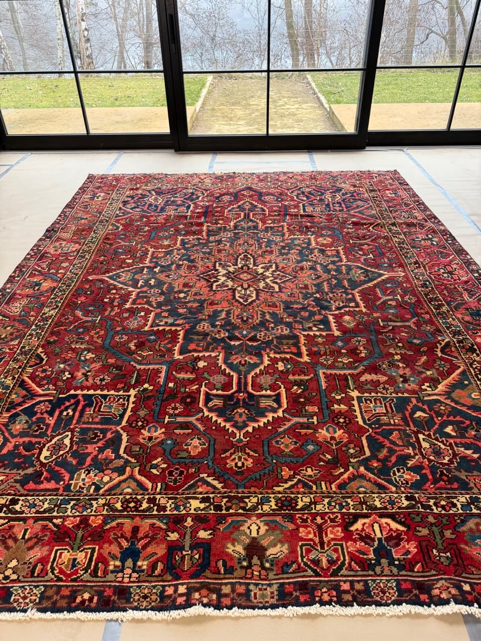 Rug Heriz 380x290 cm, multicolor wool, Iran - 180673