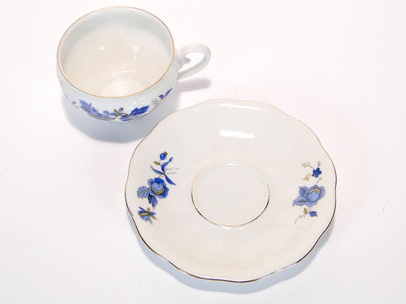 Filiżanka rococo, porcelana biała, Polska, lata 20. - 180707