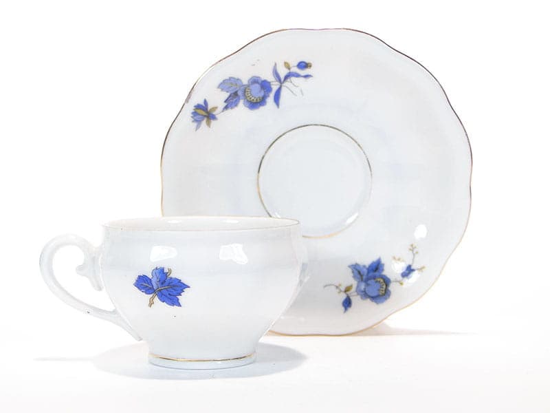 Filiżanka rococo, porcelana biała, Polska, lata 20. - 180710