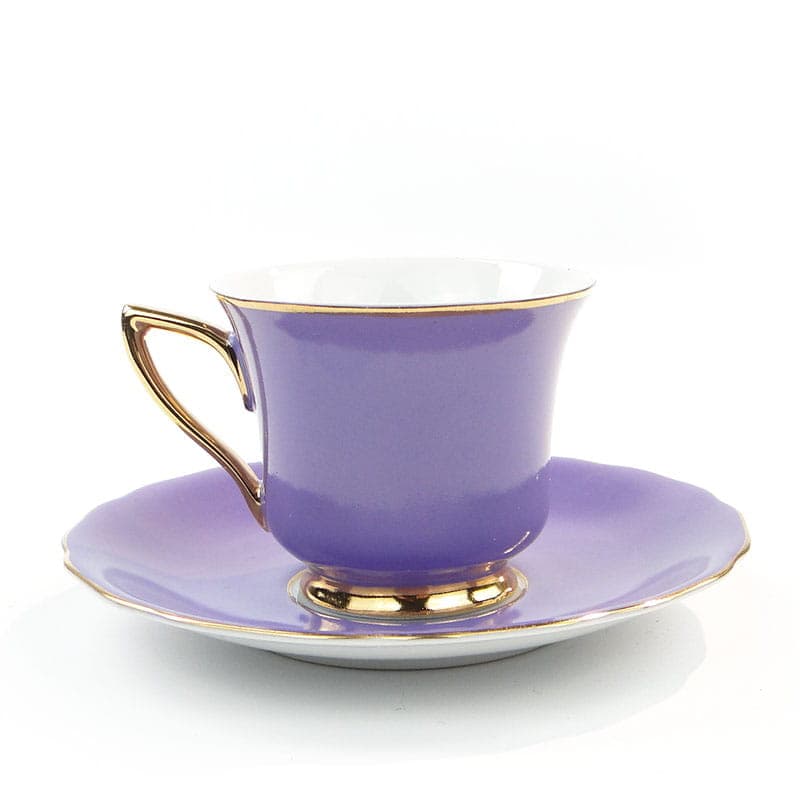 Espresso cup, violet, porcelain, Czechoslovakia, 1950s. - 180765
