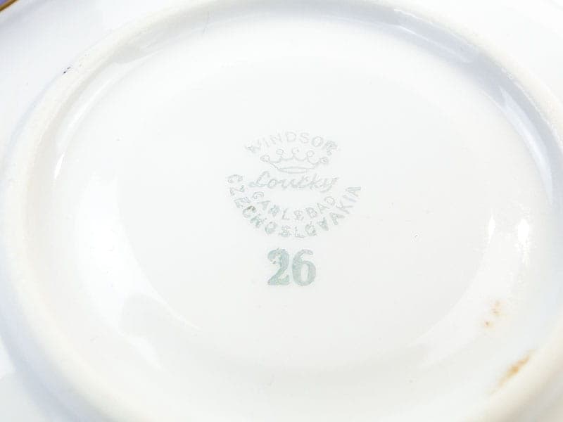 Espresso cup, violet, porcelain, Czechoslovakia, 1950s. - 180769