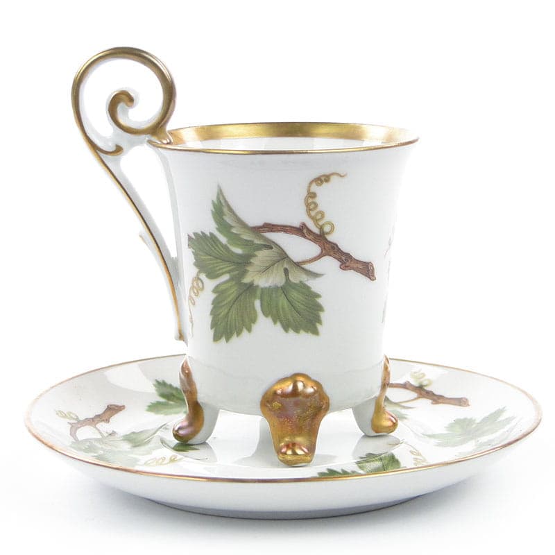 Chocolate cup, ivory white porcelain, Sweden, 1960s. - 180861