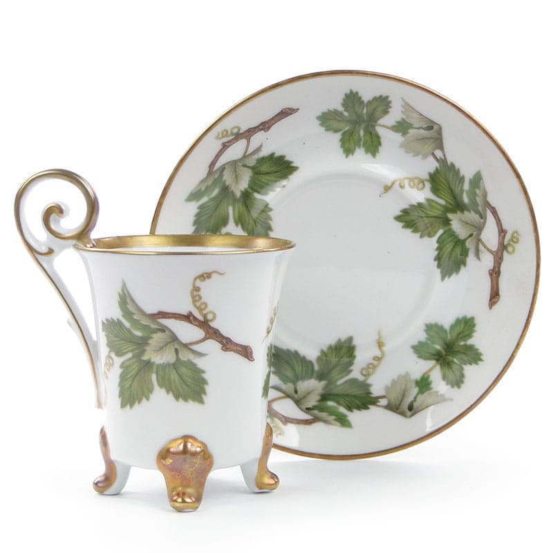 Chocolate cup, ivory white porcelain, Sweden, 1960s. - 180865