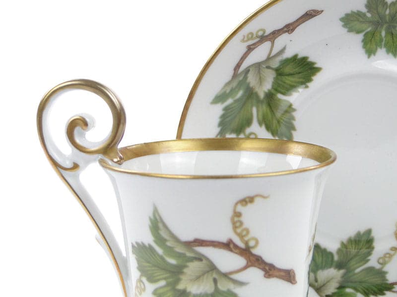 Chocolate cup, ivory white porcelain, Sweden, 1960s. - 180868