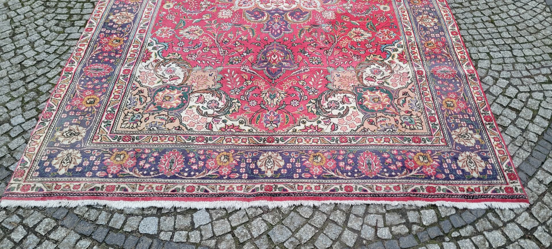 Rug Tabriz, 245x345 cm, multicolor wool, Iran, early 20th c. - 180980