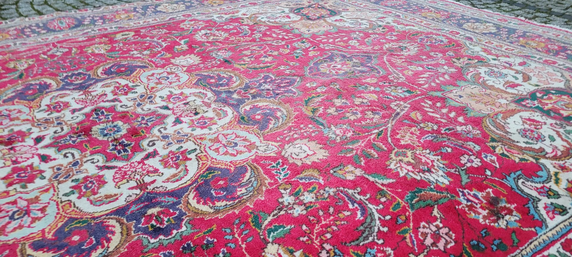 Rug Tabriz, 245x345 cm, multicolor wool, Iran, early 20th c. - 180970