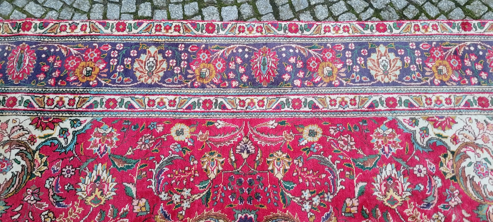 Rug Tabriz, 245x345 cm, multicolor wool, Iran, early 20th c. - 180982