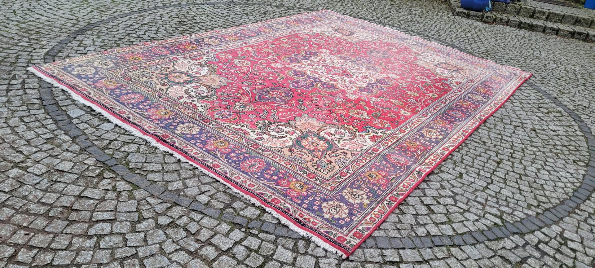 Rug Tabriz, 245x345 cm, multicolor wool, Iran, early 20th c. - 180979