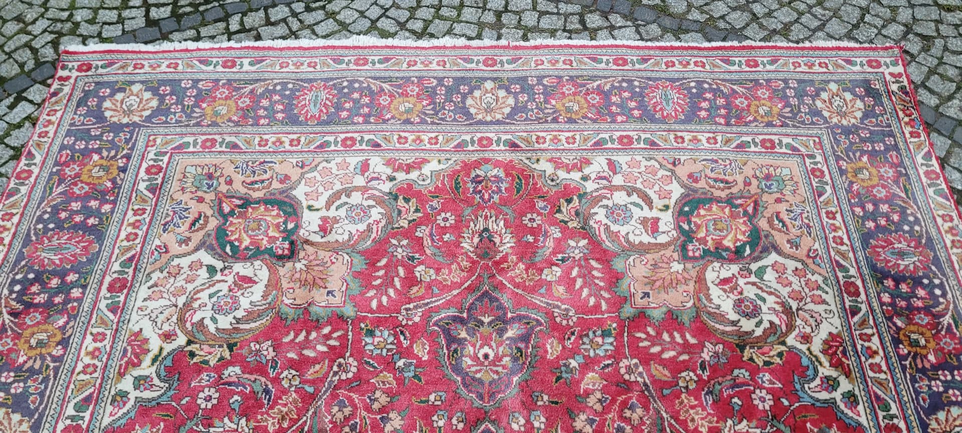 Rug Tabriz, 245x345 cm, multicolor wool, Iran, early 20th c. - 180975