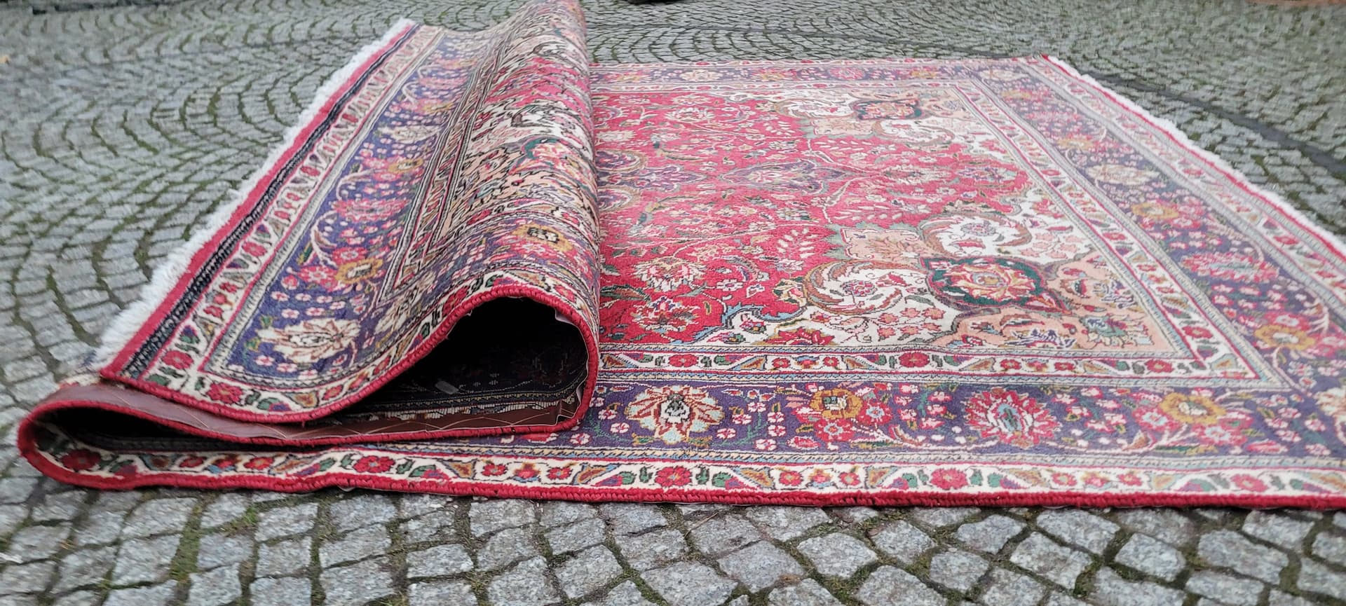 Rug Tabriz, 245x345 cm, multicolor wool, Iran, early 20th c. - 180969