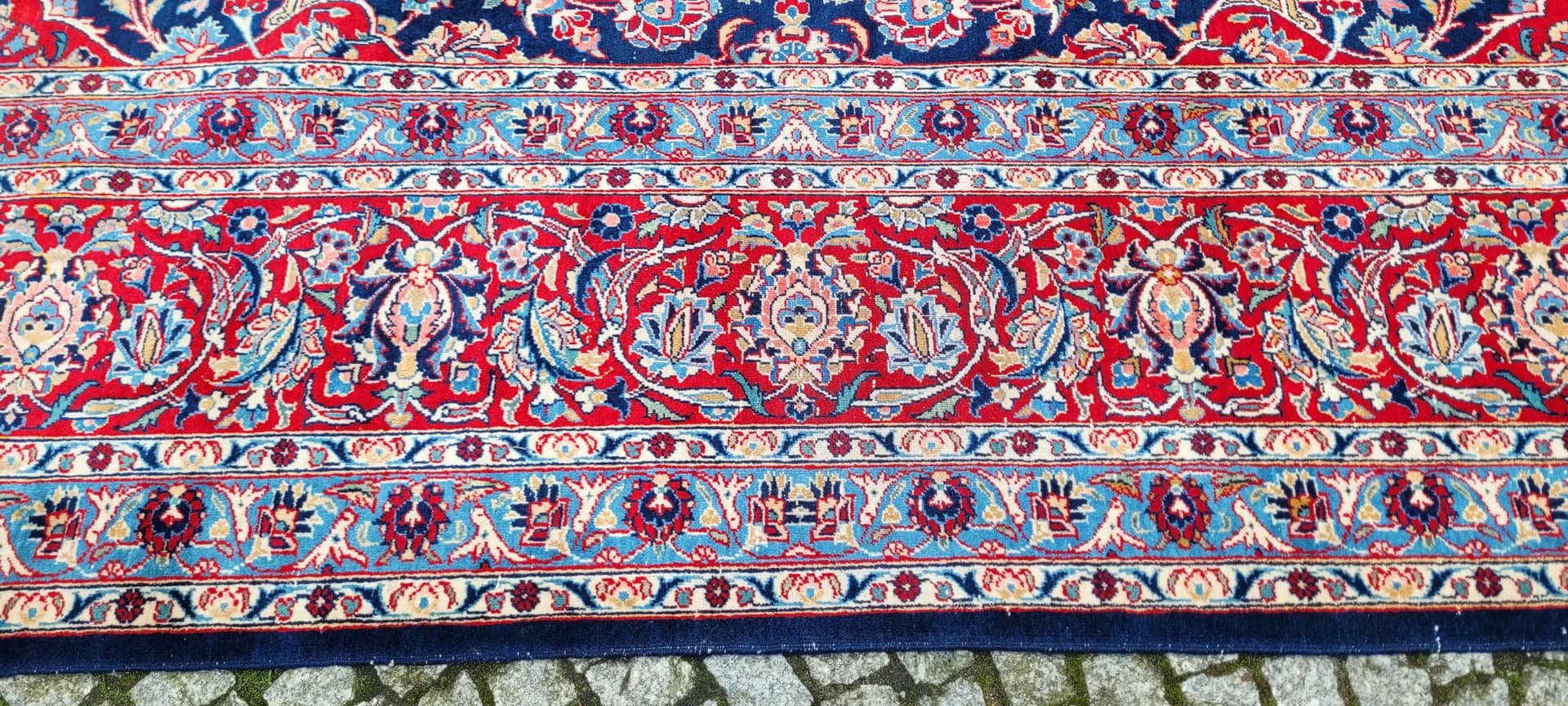 Rug Kashan, multicolor wool, Iran, 1930s. - 181016