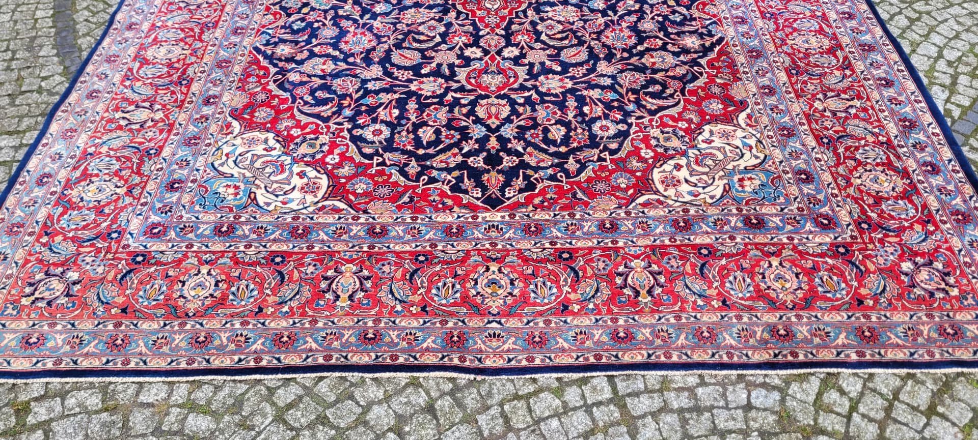 Rug Kashan, multicolor wool, Iran, 1930s. - 181026