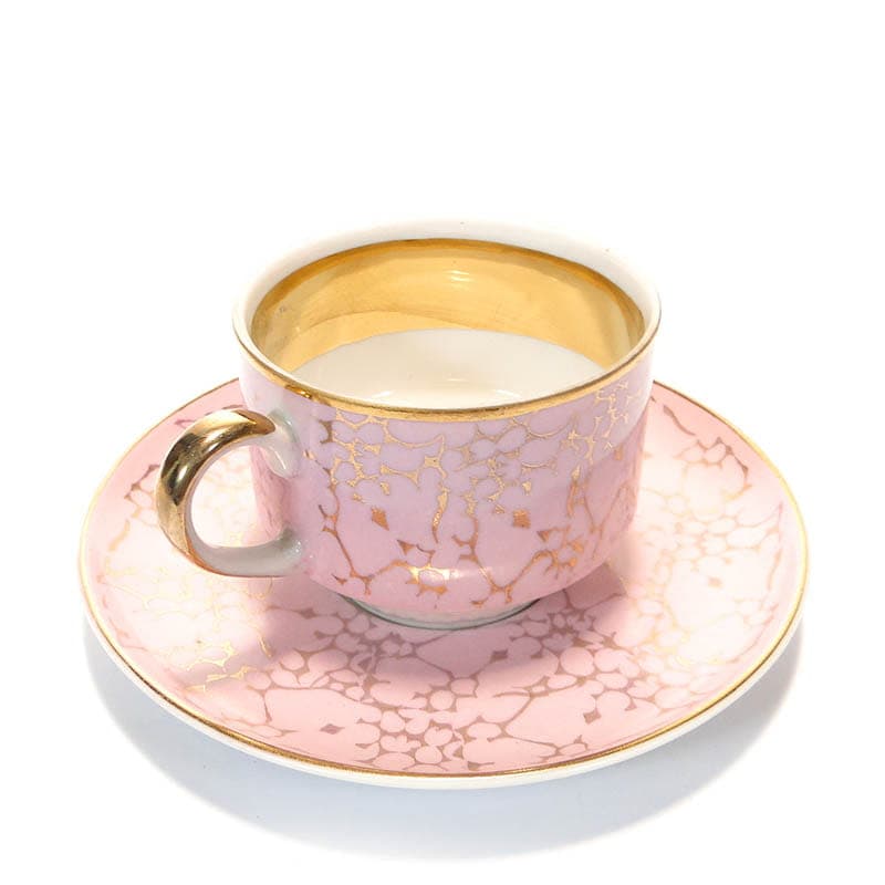 Filiżanka Ada, różowa porcelana, proj. W. Potacki, Ćmielów, Polska, lata 70. - 181127