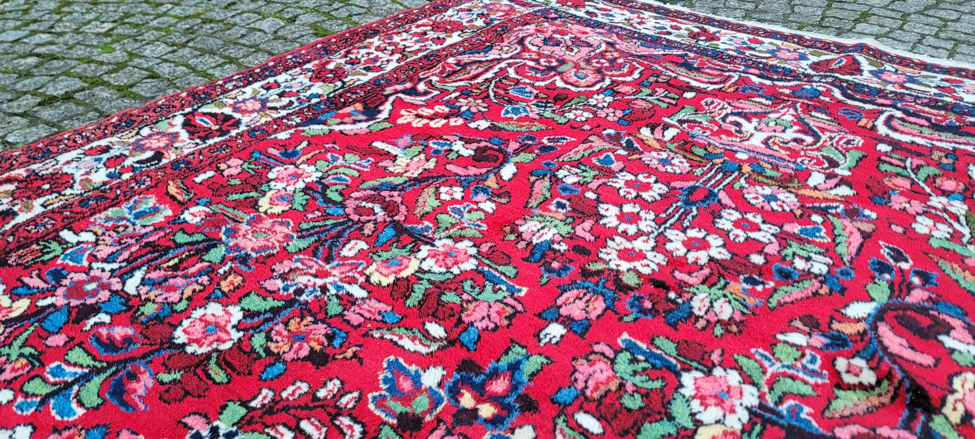 Rug Lilian 163x295 cm, red, wool, Iran, 1960s. - 181137