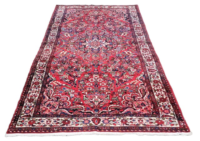 Rug Lilian 163x295 cm, red, wool, Iran, 1960s. - DIMENSION