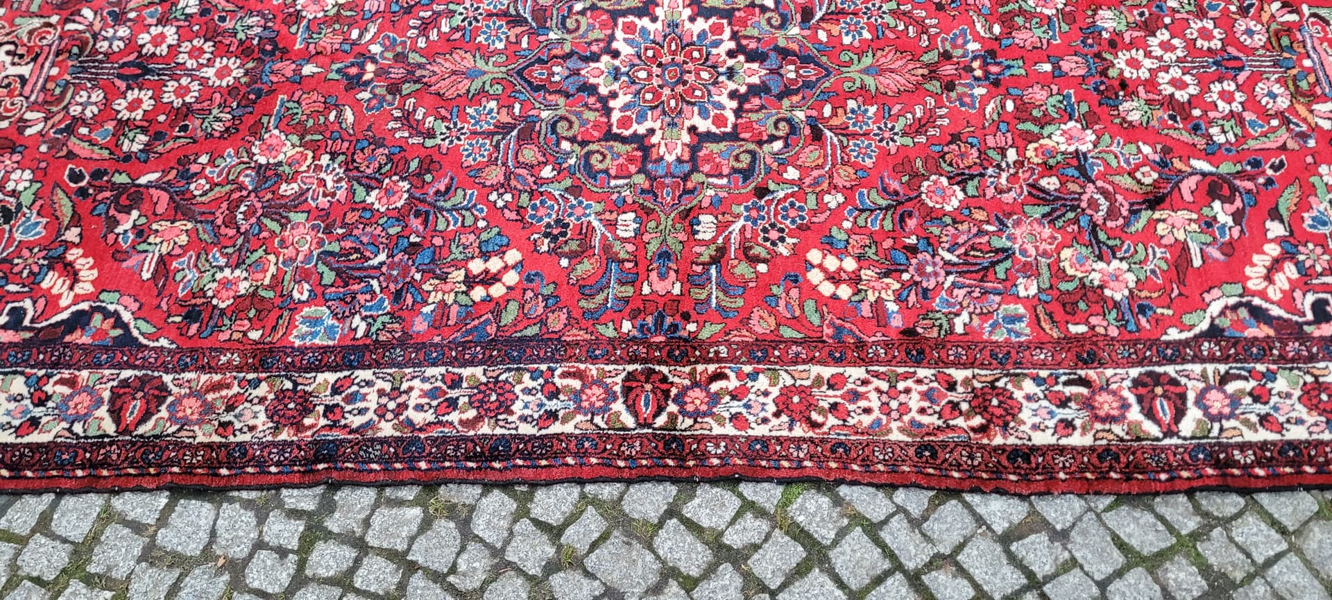 Rug Lilian 163x295 cm, red, wool, Iran, 1960s. - 181148