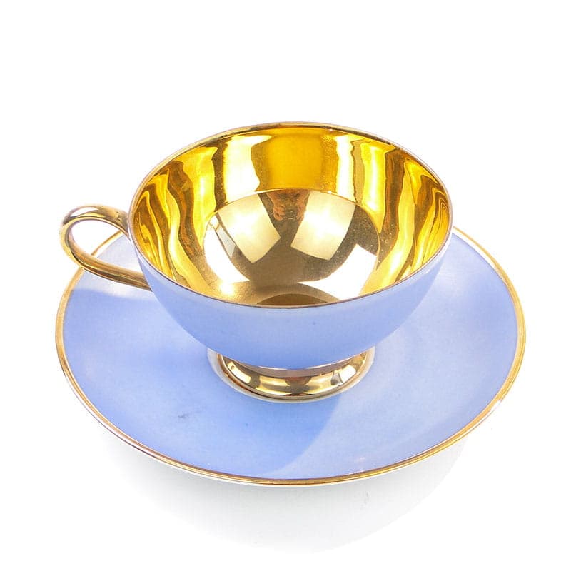 Filiżanka do mokki, Art déco, niebieska, porcelana, Niemcy, lata 20. - 181315