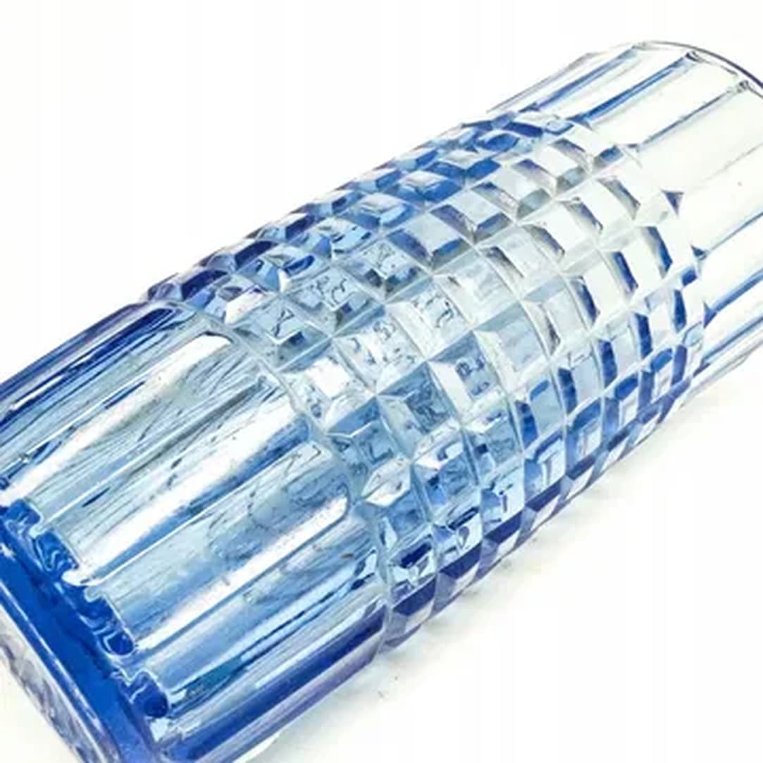 Wazon Mid-century modern, szkło turkusowe, HSG Ząbkowice, Polska, lata 70. - 181415