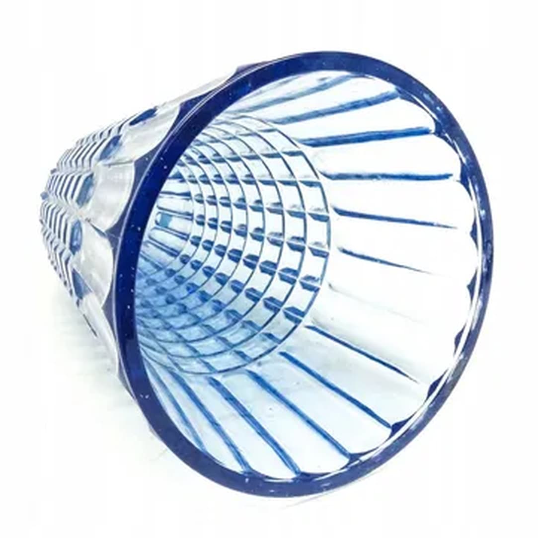 Wazon Mid-century modern, szkło turkusowe, HSG Ząbkowice, Polska, lata 70. - 181418