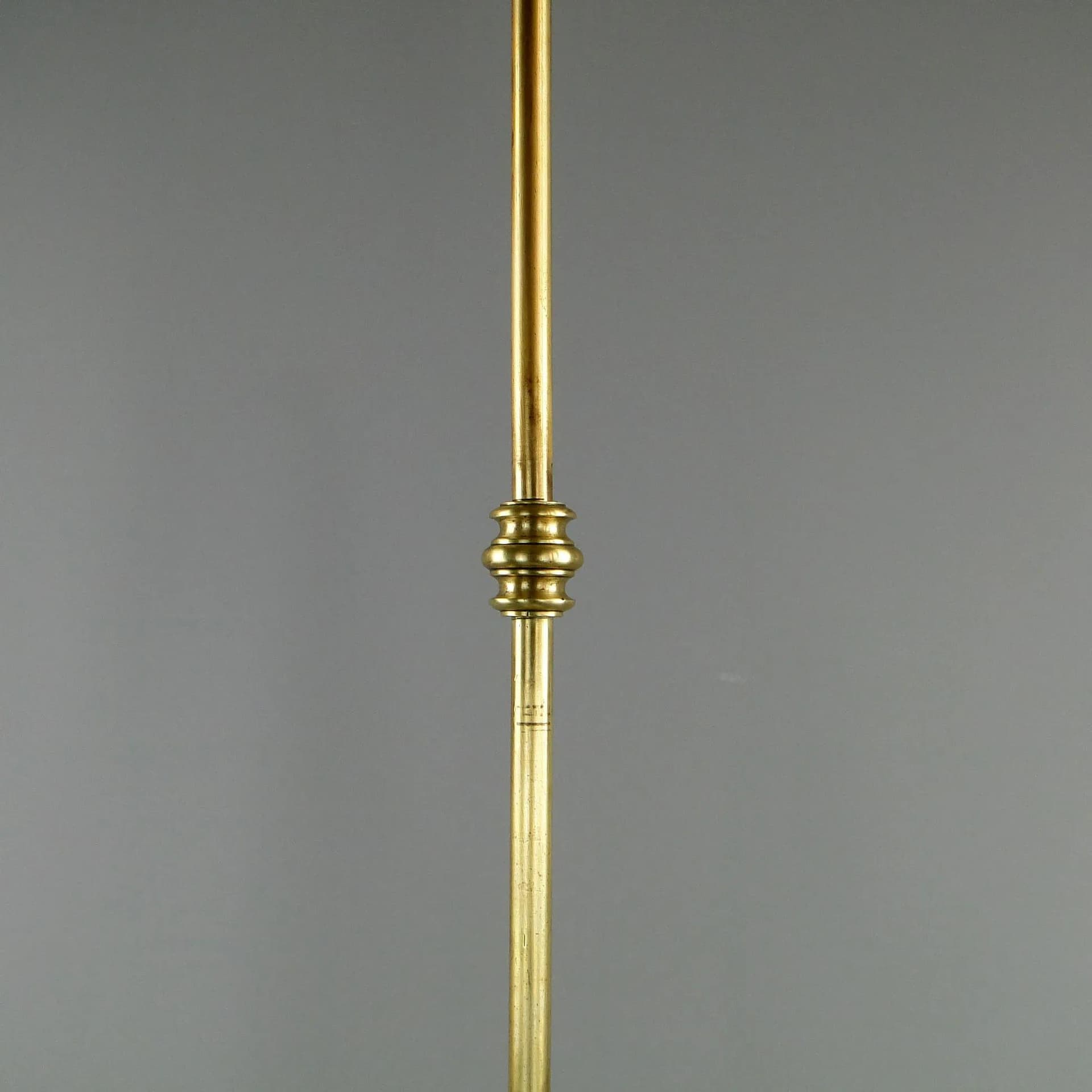 Lampa wisząca, biała, szkło, mosiądz, Austria, początek XX w. - 12659