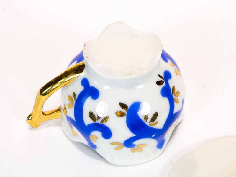 Filiżanka do mokki Biedermeier, biała porcelana, Austria, lata 20. - 181501