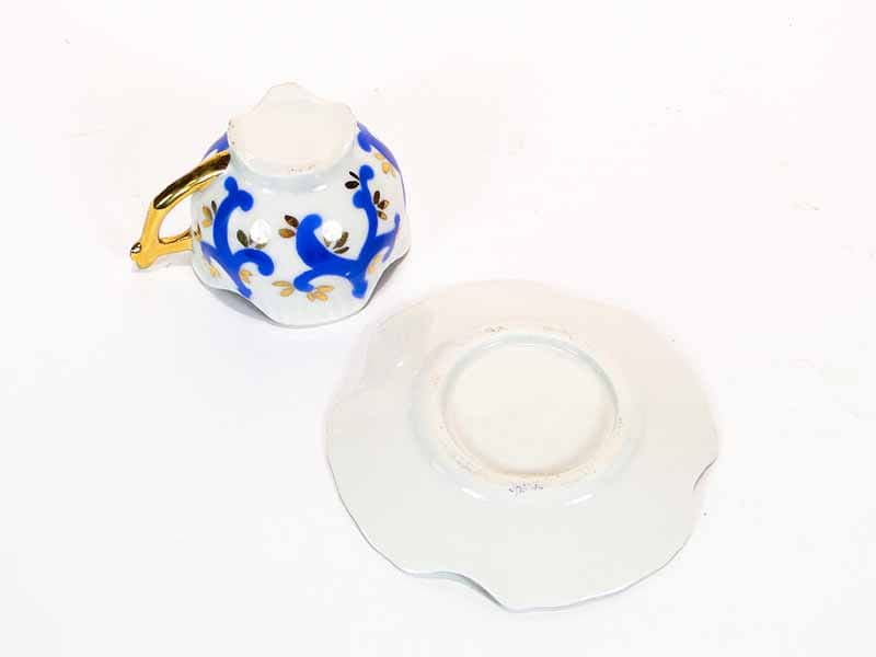 Filiżanka do mokki Biedermeier, biała porcelana, Austria, lata 20. - 181505